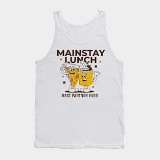 Mainstay lunch, pizza and coffee Tank Top